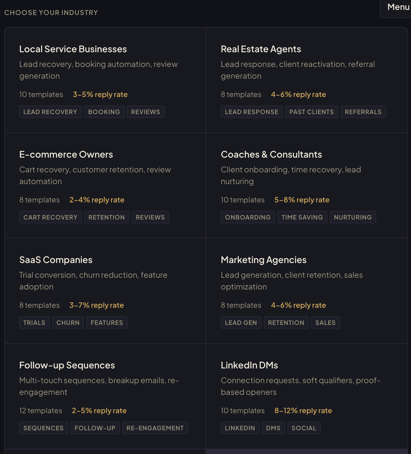 Cold Emails — Outreach templates with proven reply rates